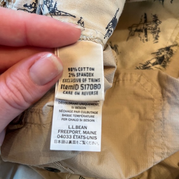 L.L. Bean Tan Skirt Size Large - Picture 4 of 4